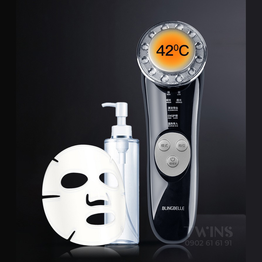 Máy Điện Di Tinh Chất Phiên Bản 2021 BlingBelle, Chăm Sóc Da, Massage Mặt Ion , Máy Tẩy Trang, Làm Sạch, Đẩy Dưỡng Chất | BigBuy360 - bigbuy360.vn