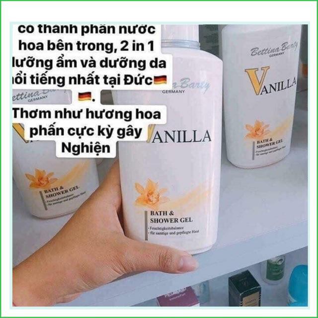 Sữa tắm VANILLA của Đức.