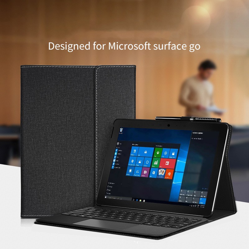 Bao Da Pu Máy Tính Bảng Kiêm Giá Đỡ Cho Microsoft New Surface Go 10 "2018