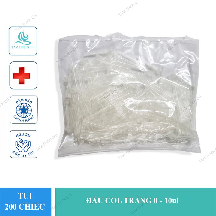 Đầu col trắng 10µl KANGJIAN túi 100 cái TTC