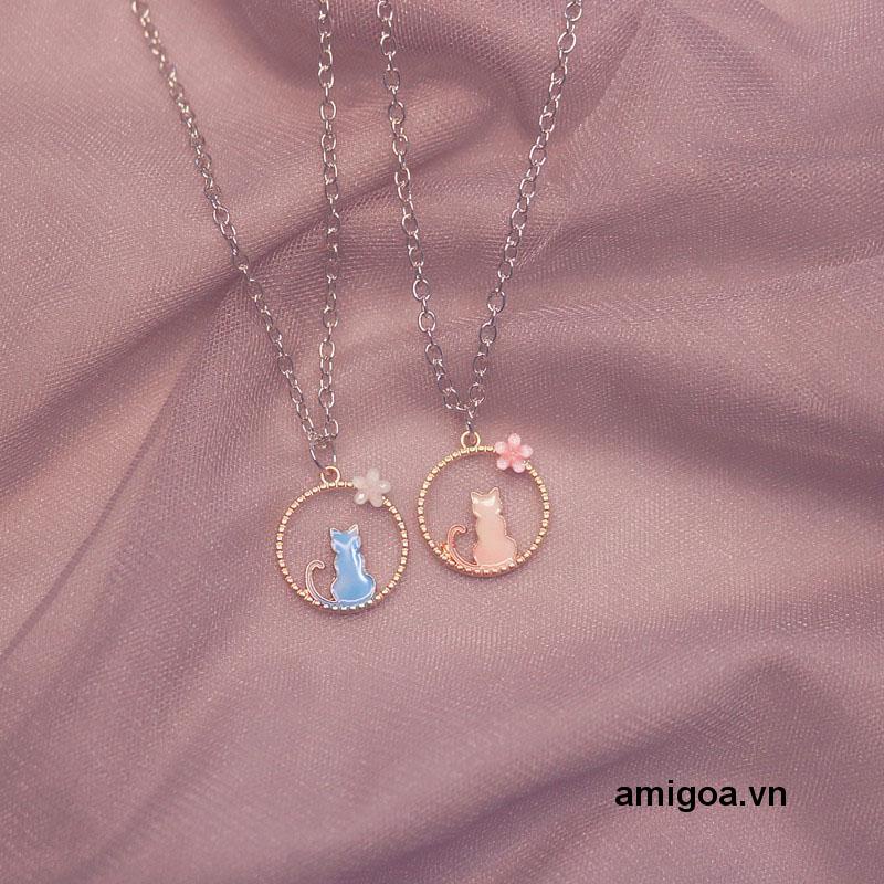 ✨✨Vòng cổ Mặt Hình Mèo Phong Cách Hàn Quốc Đơn Giản Ngọt Ngào Cho Nữ