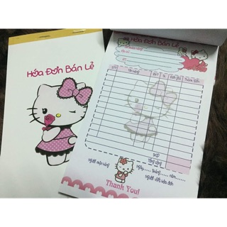 Combo hoá đơn bán hàng cute 1 liên (shop Chuongvang)