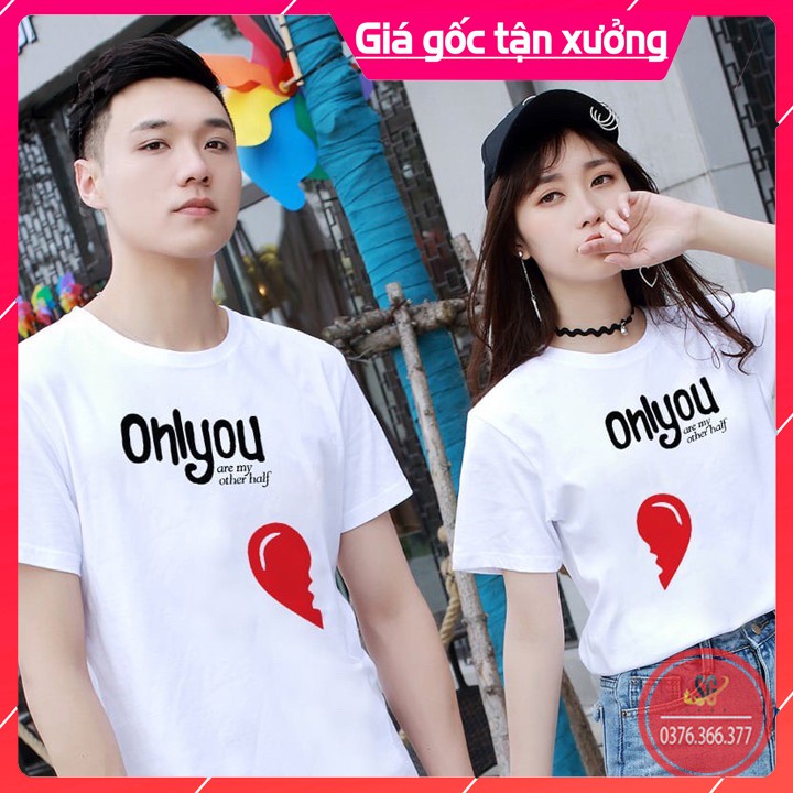 Áo Đôi - THUN COTTON - Đủ Size AC102T Áo thun giá sỉ