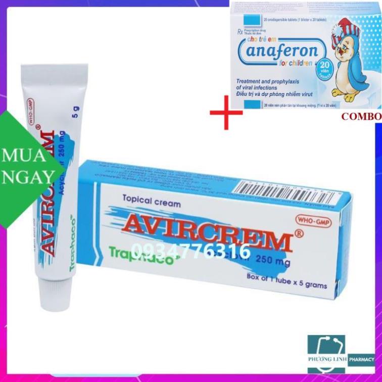 Combo Chim cánh cụt Nga+ Kem bôi da Avircrem - Traphaco