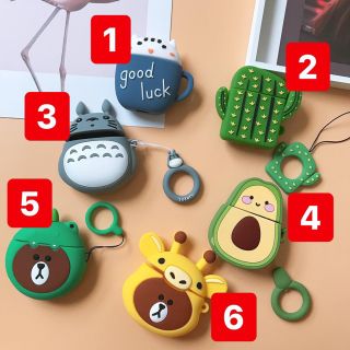 ( Giá Rẻ) Case vỏ bao da cho Airdpod đựng tai nghe không dây i11,i12, i10.. Hình siêu kute