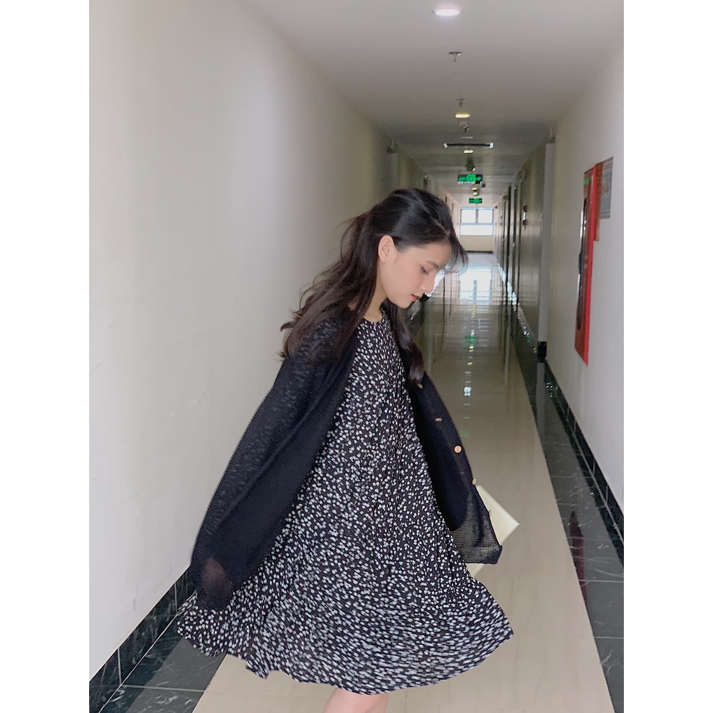 ÁO KHOÁC CARDIGAN LƯỚI CUCA DỪA JB111 LOLLIE STUDIO