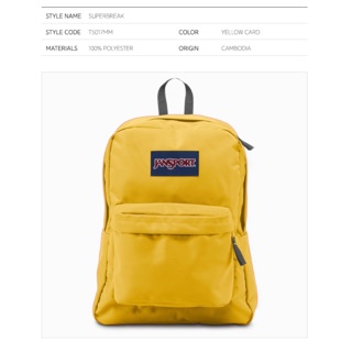 Backpack Superbreak Jansport săn sale Hàn Quốc (đủ màu)