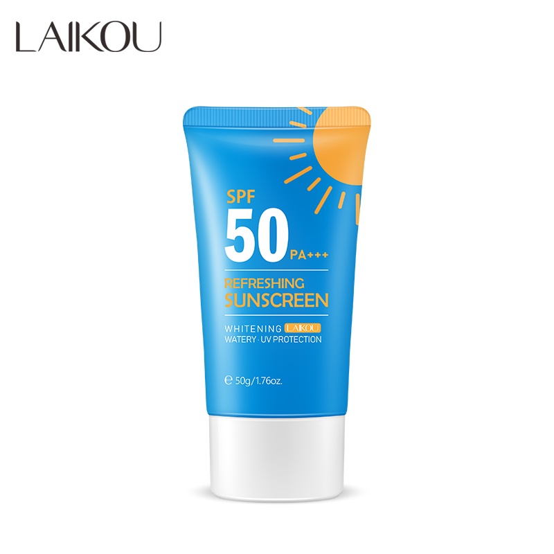 Kem chống nắng LAIKOU SPF50 PA+++ UVA UVB 50g làm trắng da cao cấp