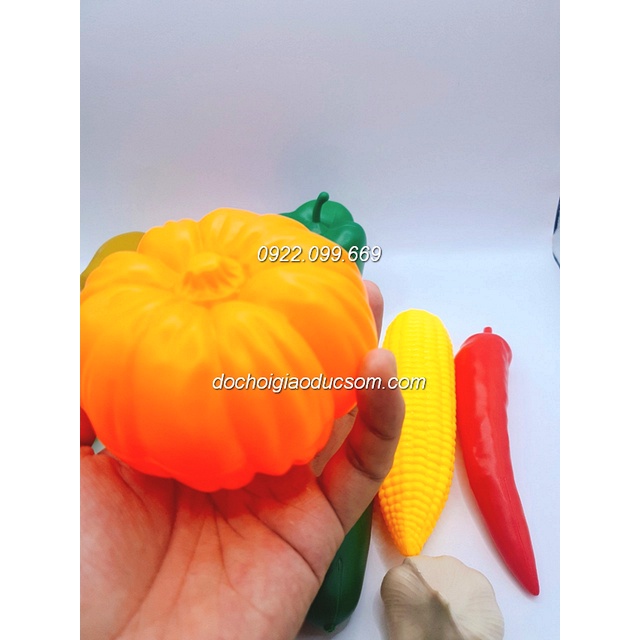 Túi rau củ quả trái cây bằng nhựa đồ chơi mầm non