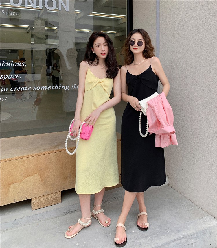 Đầm Xòe Không Tay Thắt Nơ Eo Thời Trang Hè 2021 Cho Nữ | BigBuy360 - bigbuy360.vn