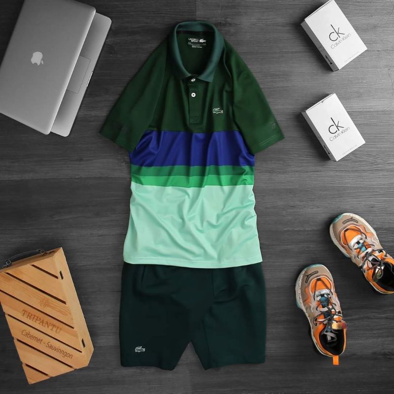 👕Set thể thao Nam Lacoste Djokovic Vnxk
