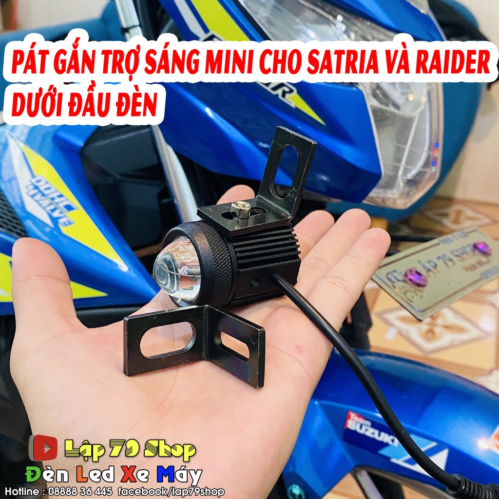 Pat Gắn Trợ Sáng Bi Cầu Mini Exciter , Winner ,Winner X , Satria , Raider ....