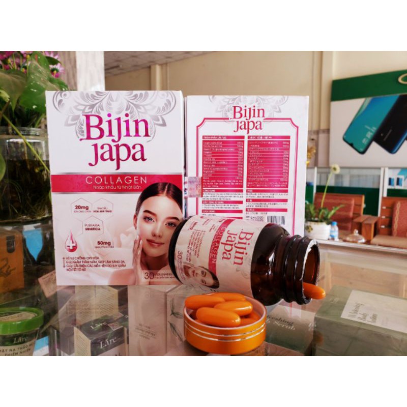 viên uống Collagen ( BIJIN japa )  giảm thâm nám, làm sáng da hiệu quả