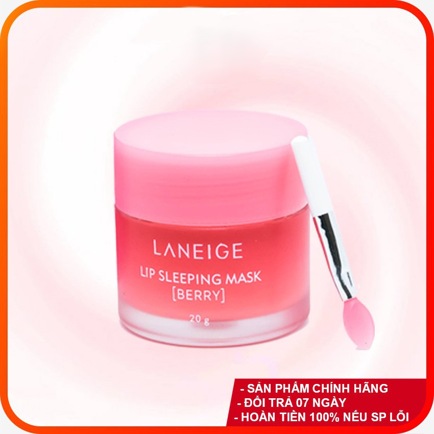 (Mẫu Mới) Mặt nạ ngủ cho môi Laneige 20g Lip Sleeping Mask, Mặt nạ ngủ môi Laneige Berry hàn quốc