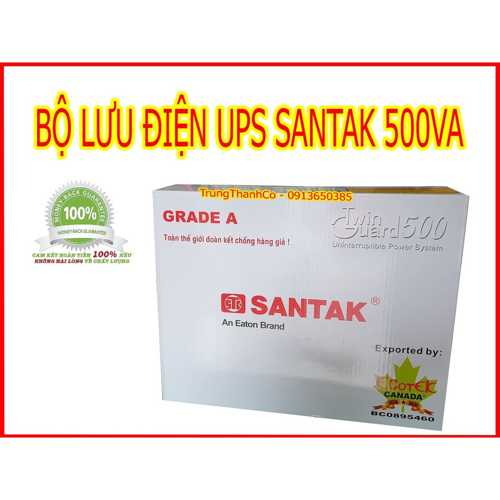 Bộ lưu điện UPS Santak 500VA