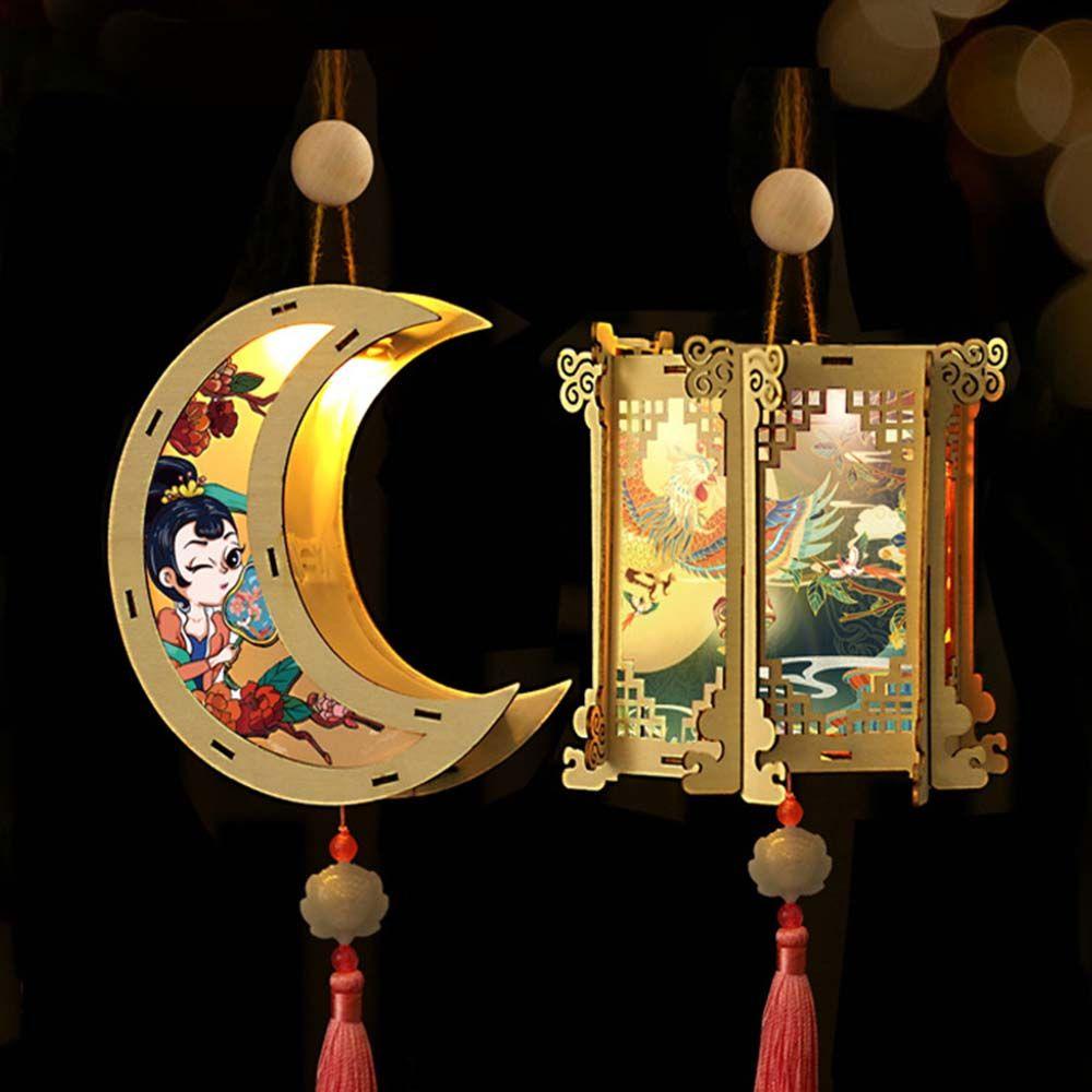 Lồng Đèn Gỗ Hình Thỏ Phong Cách Trung Hoa Độc Đáo