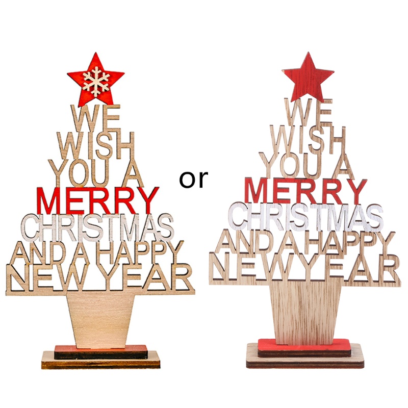 Cây thông noel bằng gỗ dùng trang trí DIY