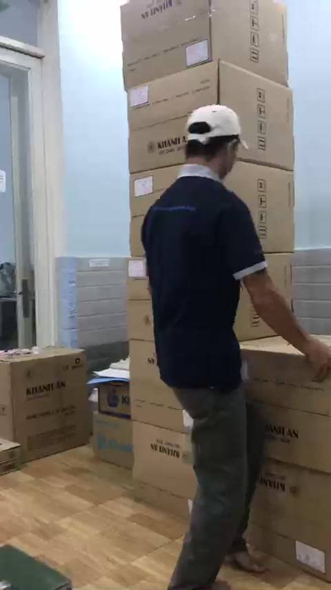 Khẩu trang Khánh An thùng y tế 4 lớp kháng khuẩn