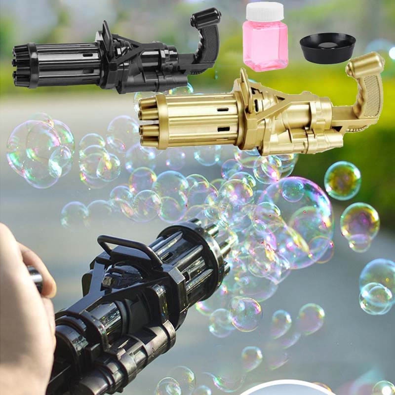 Súng bắn bong bóng xà phòng 8 nòng Nòng Siêu Mạnh