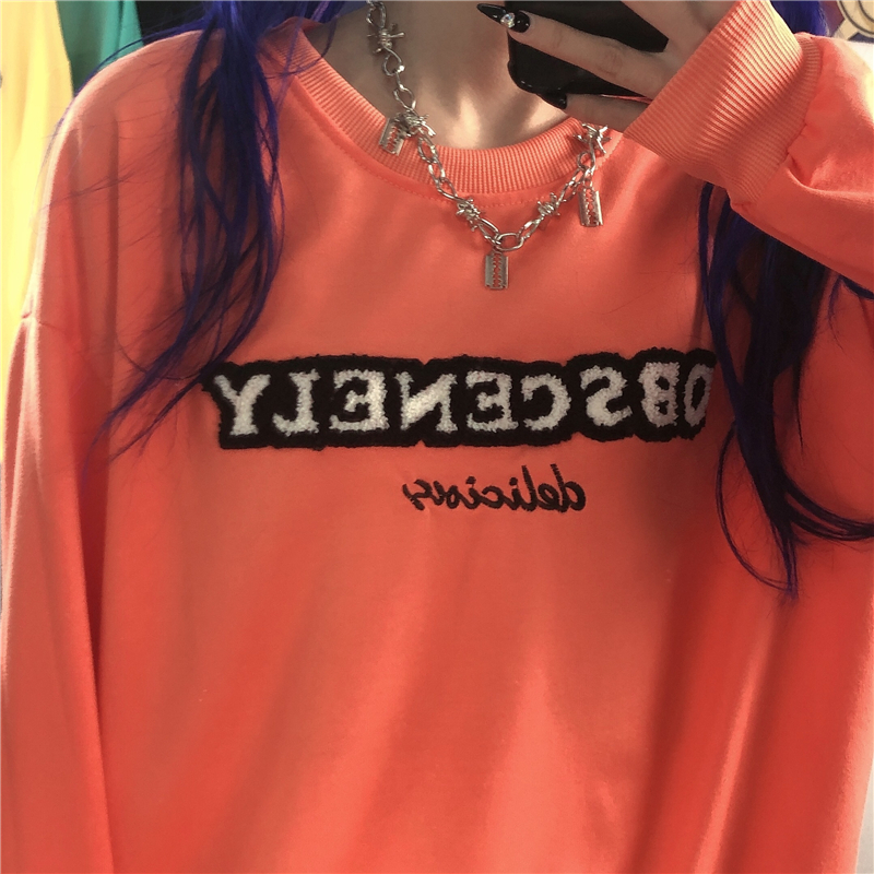 Áo Thun Tay Dài Thiết Kế Đơn Giản Trẻ Trung Hợp Thời Trang 228101 Áo Khoác Dáng Rộng Thêu Chữ Cá Tính Trẻ Trung | BigBuy360 - bigbuy360.vn