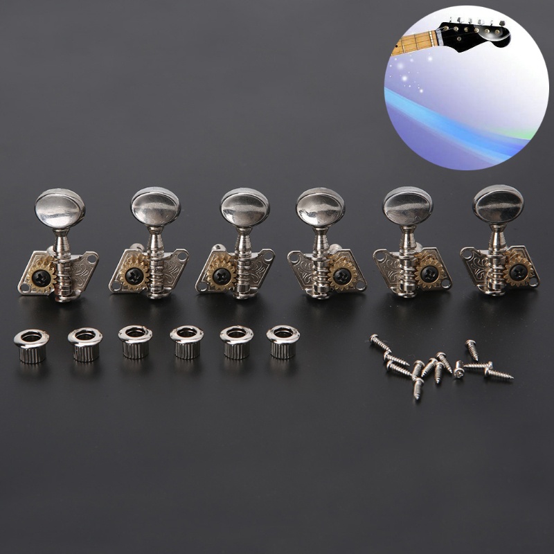 SEL Acoustic Folk Guitar Open Tuning Peg Tuners Machine Heads for Replacement Parts