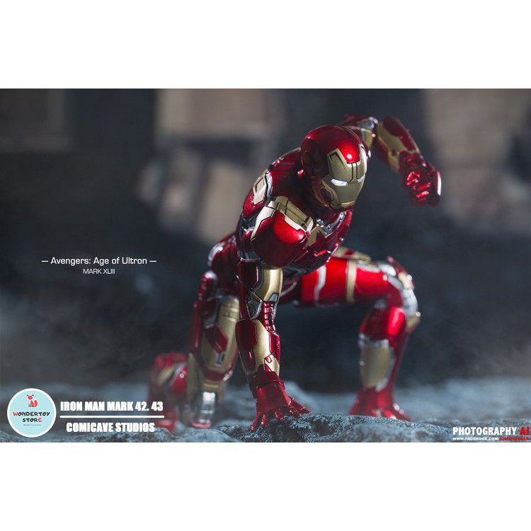 Mô hình Iron Man Mark 42 Iron Man Mark 43 Comicave 1/12 Scale Figure