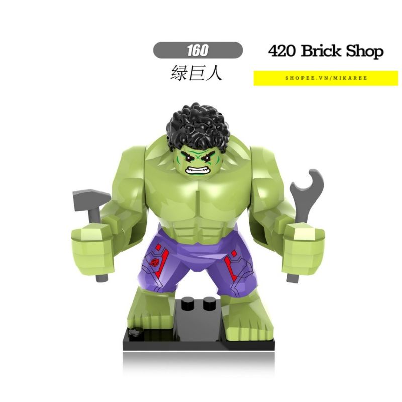 Non Lego - Bigfig Nhân Vật Hulk XINH-160