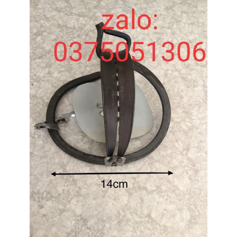 CẠM BẪY 14CM kèm :dây cáp buộc cạm +nãy gài +bàn đạp