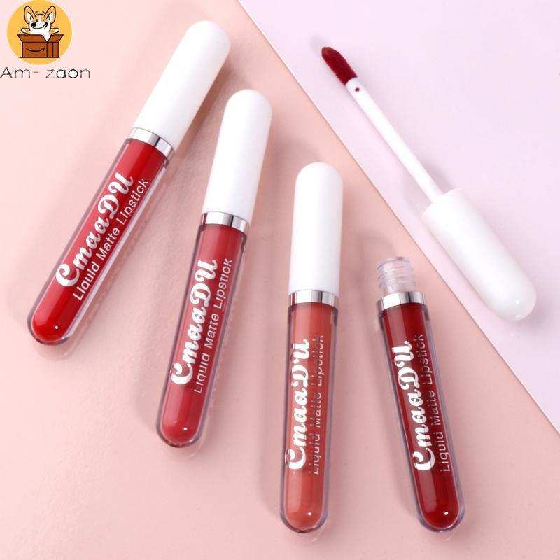 Son Môi Am-Za 18 Màu Nhung Lì Lâu Trôi Chống Thấm Nước Không Dính