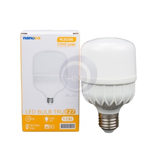 Đèn bóng Led bulb trụ E27 Nanoco