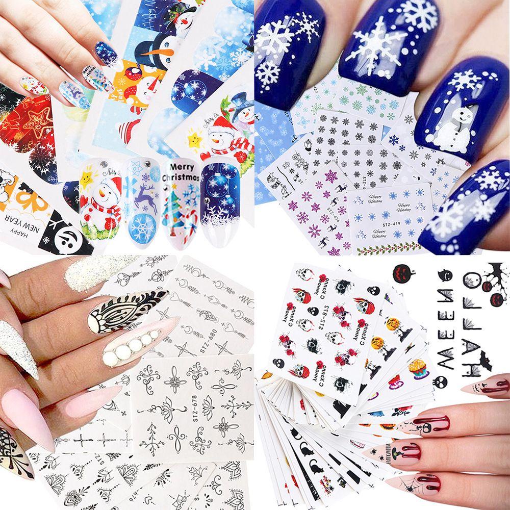 MOCHO Sticker Dán Móng Hoạ Tiết Chiếc Lá