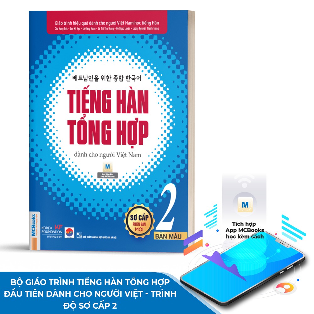 Sách - Tiếng Hàn Tổng Hợp Dành Cho Người Việt Nam Cấp Tập 2 - Bản Màu