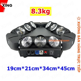 1016-ĐÈN MOVING HEAD 9 MẮT LỚN Đèn sân khấu