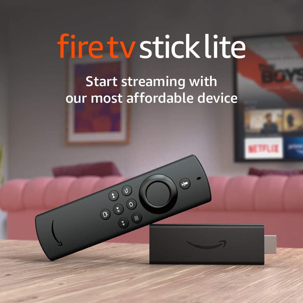 Android TV Box - Amazon Fire TV Stick Lite kèm điều khiển giọng nói Alexa Voice Remote Lite (no TV controls)