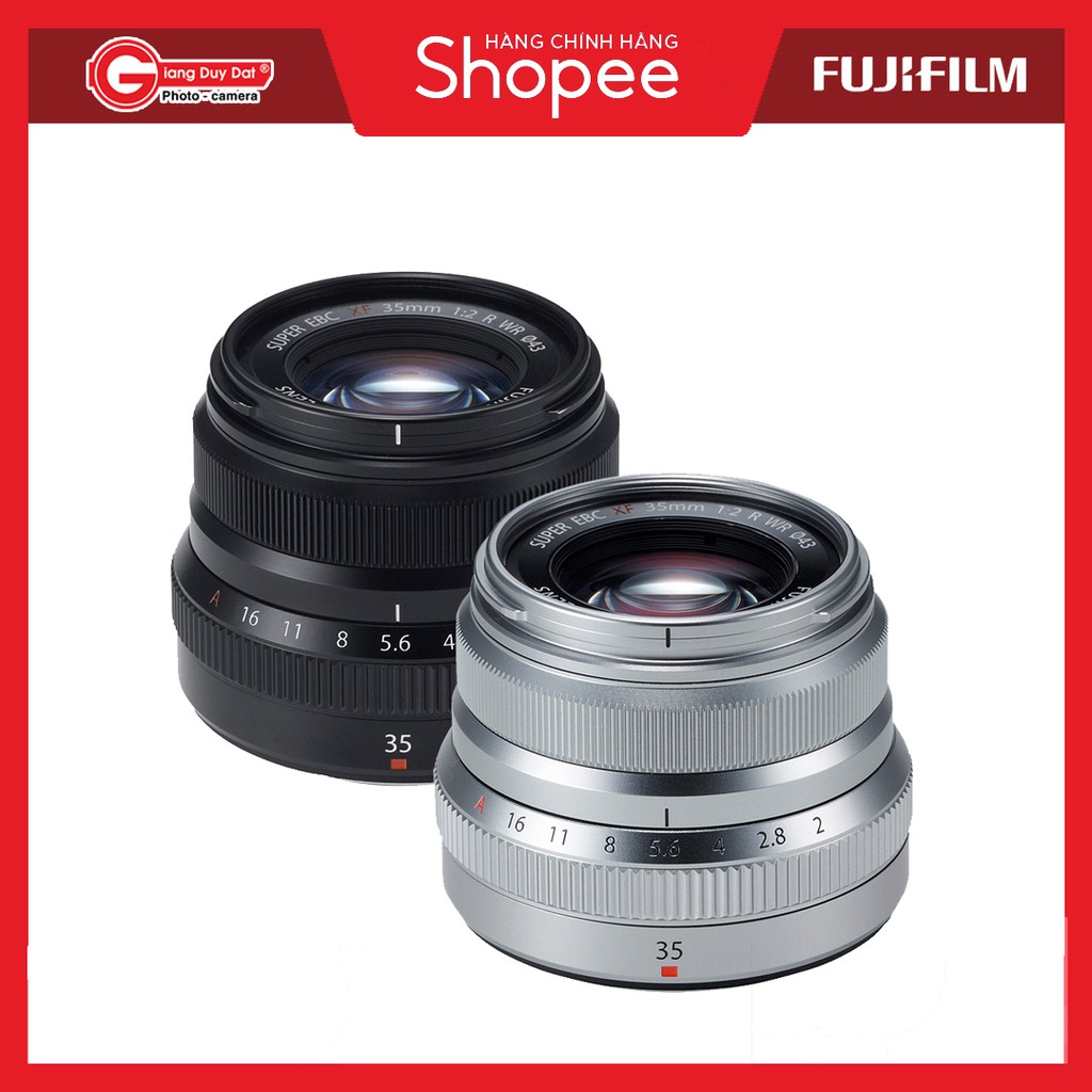 Máy Ảnh Ống Kính Fujifilm XF 35mm f/2R WR Chính Hãng FUJIFILM VN