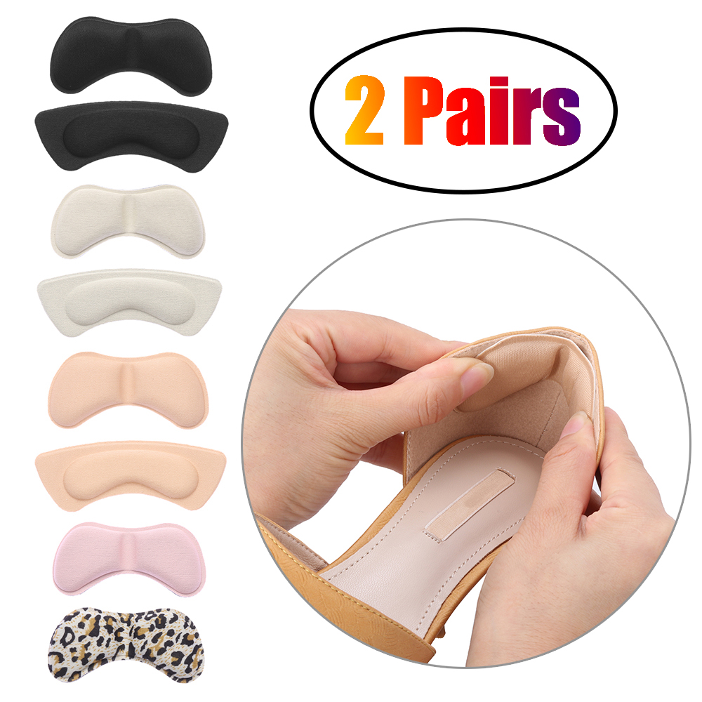 Set 2 Cặp Miếng Lót Gót Giày Cao Gót Bảo Vệ Chống Trượt Có Thể Tái Sử Dụng Cho Nam Nữ