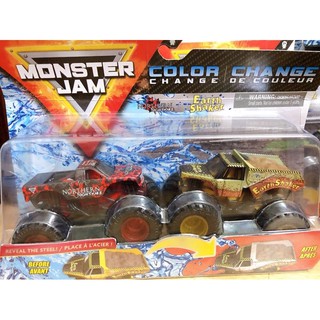 Bộ 2 xe đổi  màu Monster Jam