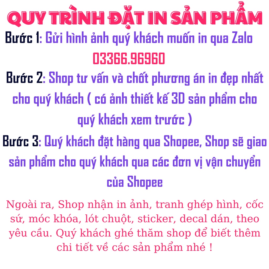 Ảnh Ghép Hình Theo Yêu Cầu - In Ảnh Ghép Hình A3, A4,A5 Lấy Ngay - In Tranh Xếp Hình Theo Yêu Cầu Loại 1