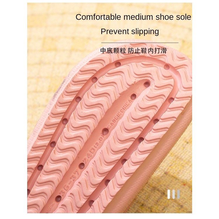 Dép Đi Trong Nhà Dày Dặn Thời Trang Mùa Hè Mới Cho Nam Và Nữ