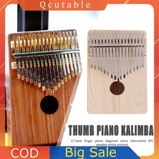Đàn Kalimba 17 Phím Bằng Gỗ Cho Người Mới Bắt Đầu Tiện Dụng