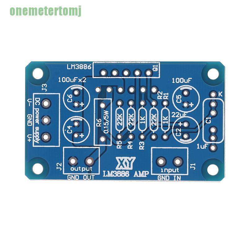 Bảng mạch khuếch đại cho âm thanh DC ± 20-28v 68w Lm3886Tf