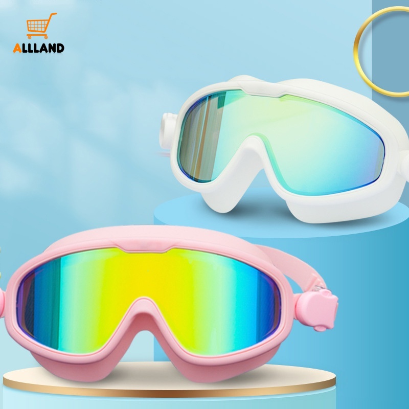 Kính Bơi Chuyên Nghiệp Chống Sương Mù Chống Thấm Nước Có Thể Điều Chỉnh Kích Thước Kèm Nút Bịt Tai Bằng Silicone