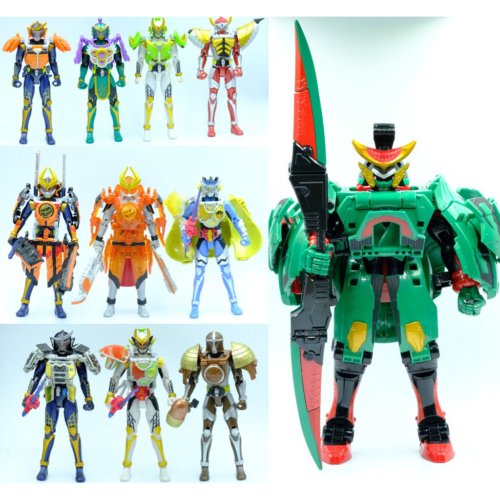 Đồ chơi Gaim Arms Change dòng AC không kèm hộp chính hãng Bandai Kamen Rider cực hiếm Ryugen Zangetsu Kachidoki Kiwami