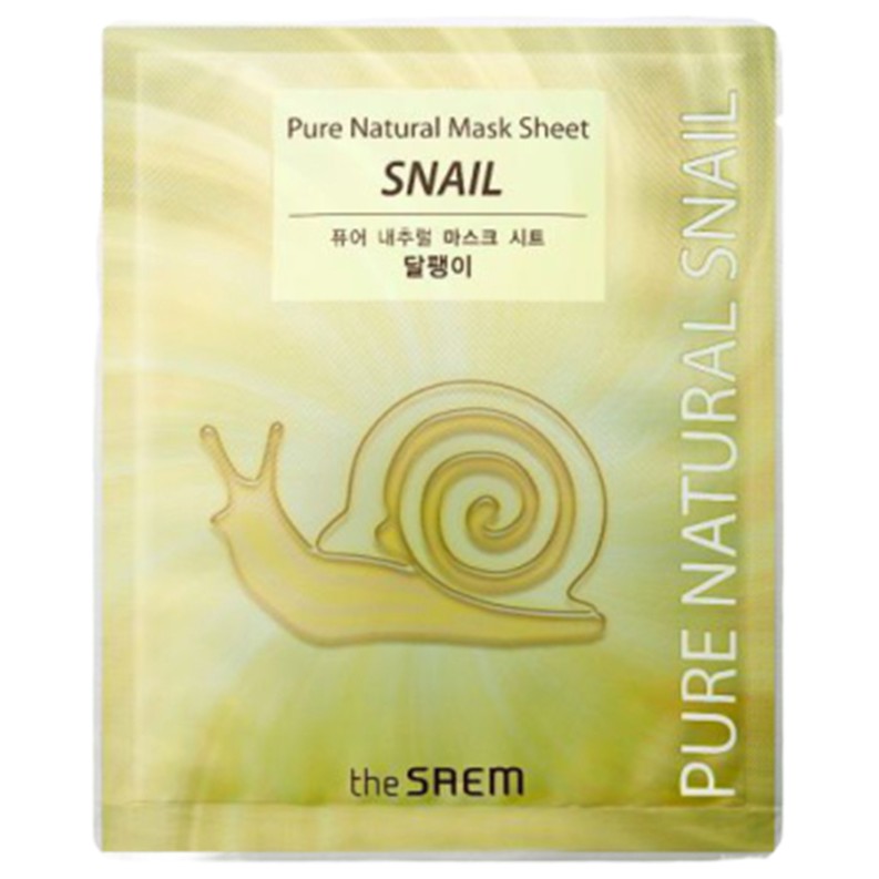 [Hàng tặng không bán] Mặt nạ ốc sên The Saem Pure Natural Mask Sheet (Snail) 20ml - M3