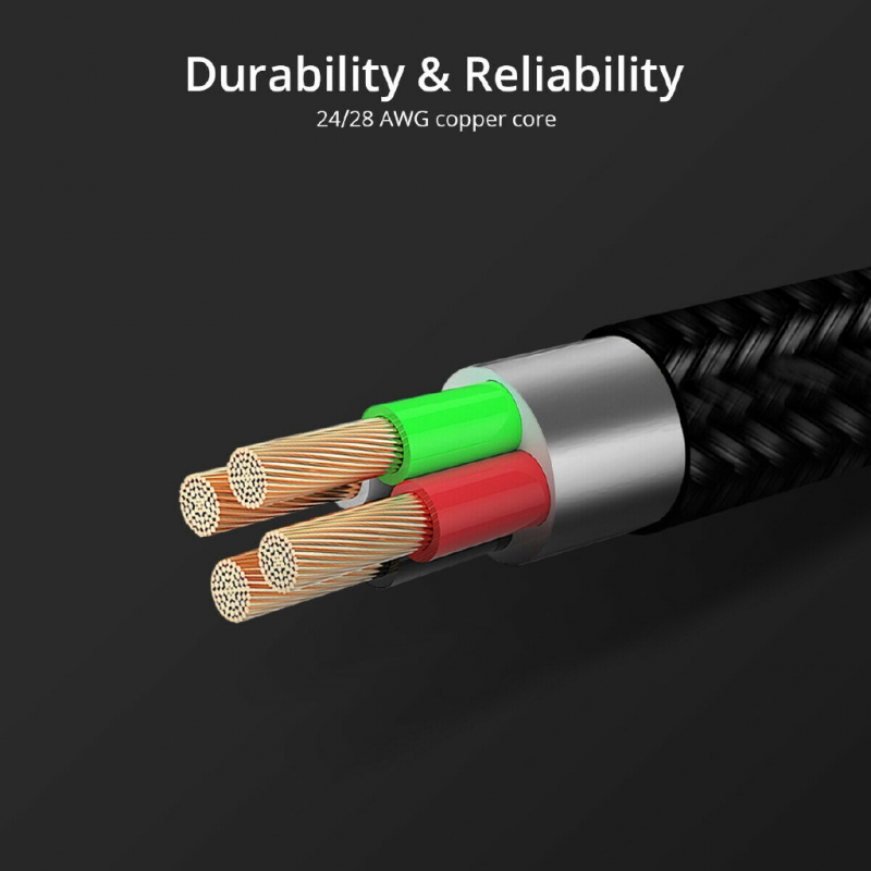Dây Cáp Sạc Nhanh FONKEN Cho Điện Thoại Đầu Usb Type C 2.4a