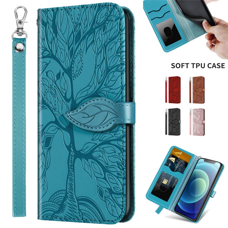 Bao da điện thoại nắp lật nam châm có ngăn đựng thẻ thích hợp cho iPhone X/Xs Max Xr 678 Plus