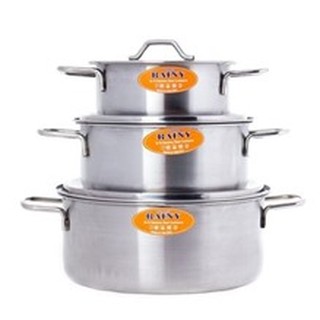 Bộ nồi inox 1 đáy rainy rn-06tt