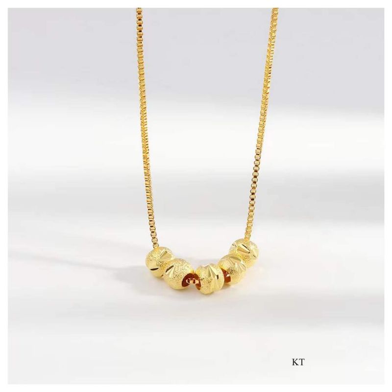 DÂY CHUYỀN BI BẠC MẠ VÀNG