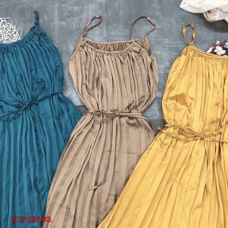 [ SIÊU HOT ] ❤️ Đầm Maxi Dập Ly Suông Rộng Siêu Xinh - Ảnh Thật Shop Tự Chụp