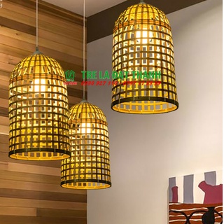 Đèn mây tre đan nhiều mẫu